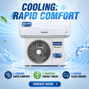 Panasoni HUAZOS <b>Mini</b> Split <b>Air</b> <b>Conditioner</b> 9000-24000 Btu High Efficient Household Wall Mounted Conditioning Variable Frequency - Product Image 1