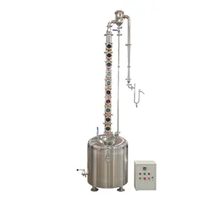 ZJ 50L 200L Home Álcool Destilador Coluna De Refluxo De Cobre Ainda Equipamento De Destilação Para Moonshine