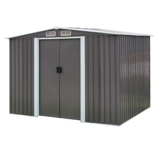 Outdoor Storage Shed Garden Tool House  Big Size HDPE Plastic Transparent Waterproof Set Resin Window Frame Layer Parts