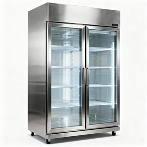 ตู้แช่เครื่องดื่มและไอศกรีมแบบไฟฟ้าสำหรับซูเปอร์มาร์เก็ตเชิงพาณิชย์ กระจกนิรภัย Low-E หนา 4 มม. รุ่นใหม่ VIC - Product Image 5