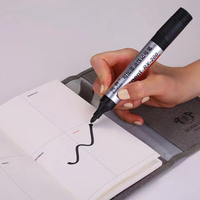 Stylo marqueur Permanent personnalisé, stylo marqueur Permanent, écologique, pour les fournitures scolaires et le bureau, 2 pièces