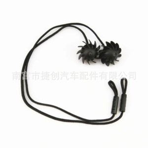 Cuerdas de nailon negras para la partición trasera del maletero de coches VW, de un solo extremo, para Tiguan, Golf 6, Golf 7, piezas de repuesto y reparación - Product Image 4