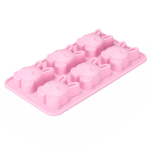 Bunny Cake Mold 6 Holes <b>Silicone</b> <b>Baking</b> Chocolate Mold For Easter Desserts - Product Image 5