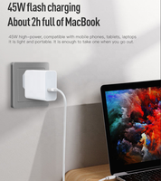 Chargeur mural USB-C OEM à marque privée pour l'Inde et l'Europe, 45W, 60W, 65W, pour Apple iPhone, Samsung, MacBook, téléphone, ordinateur portable