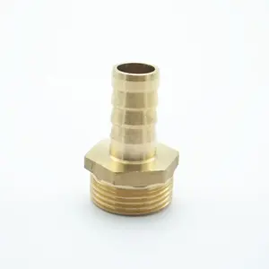 14mm tubo flessibile Barb x 3/4 "maschio BSP filettatura ottone spinato raccordo accoppiatore connettore adattatore per carburante Gas acqua