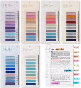 Etiquetas Adhesivas Morandi de 60 Colores, Notas Adhesivas Vintage Transparentes, Tiras de Índice Ultrafinas en Stock - Product Image 4