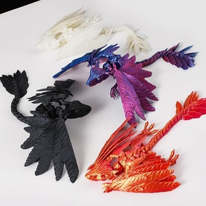 Figura de Pterodáctilo Arcaeopterix Impresa en 3D con Plumas, Articulaciones Móviles, Modelo de Simulación, Animales de Plástico, Dinosaurios - Product Image 2