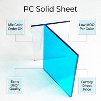 Plaque solide en polycarbonate résistant aux chocs de 3 mm certifiée ISO CE pour achat en gros 2000 m² Prix le plus bas