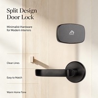 Record Time Control Alarm System Computer Remote Control Split Handle Hardware RFID Electronic Lock Split Hotel Card Door Lock