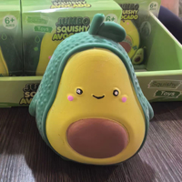 Groothandel Schattig Avocado Squishy Speelgoed Langzaam Terugverend Stressverlichtend Fidget Speelgoed Zacht Knijpbaar Fruit Squishy Speelgoed Kindercadeau