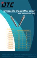 Vis d'expansion micro-implant orthodontique DTC de haute qualité, mini-vis en alliage de titane