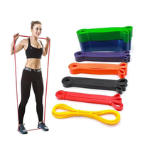 Bandas de Resistencia para Yoga y Ejercicios de Estiramiento, Cintas de Resistencia para Entrenamiento de Flexibilidad y Fuerza