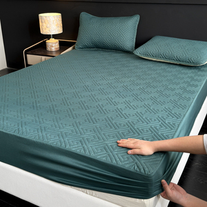 <span class=keywords><strong>Housse</strong></span> de <span class=keywords><strong>matelas</strong></span> matelassée <span class=keywords><strong>imperméable</strong></span> et hypoallergénique anti-punaises de lit, et ensemble de <span class=keywords><strong>protège</strong></span>-housses de <span class=keywords><strong>matelas</strong></span> et de taies d'oreiller - Product Image 6