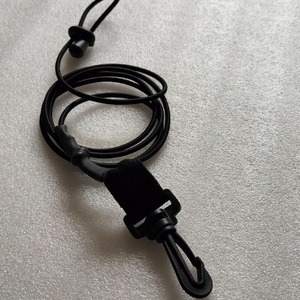 Laisse élastique noire à crochet en nylon, corde de sécurité pour la pêche, pour les lacs, les rivières, utilisation en extérieur - Product Image 4