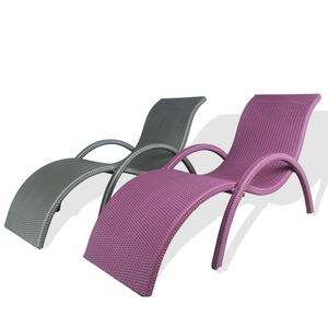 Tùy chỉnh ngoài trời khách <span class=keywords><strong>s</strong></span>ạn khu nghỉ mát bên hồ bơi phòng chờ ghế đồ nội thất <span class=keywords><strong>S</strong></span> Shape mây <span class=keywords><strong>Lounger</strong></span> - Product Image 3