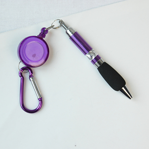 Nuova Penna a Sfera Creativa Portatile 2026 con Catena Estraibile, Portachiavi da Alpinismo - Product Image 1