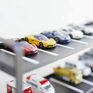 Home Train <span class=keywords><strong>Garage</strong></span> Triain <span class=keywords><strong>Hotwheels</strong></span> Model Car Display Almacenamiento de juguetes para niños, tamaño único, negro - Product Image 4