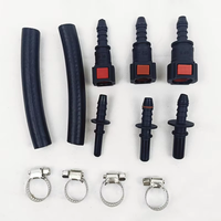 Herramientas de diagnóstico para coches, motocicletas, camiones, 0-100PSI, Kit de prueba de presión de combustible, bomba de inyección de combustible, medidor, lector de código