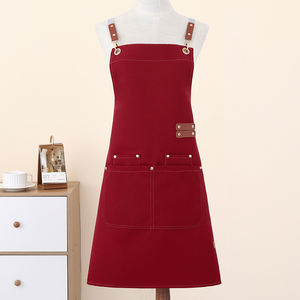 Barista Sublimation <span class=keywords><strong>Lin</strong></span> <span class=keywords><strong>Japonais</strong></span> Personnaliser Noir Coton Toile Outil Travail Fleuriste Jardin <span class=keywords><strong>Tablier</strong></span> Élégant - Product Image 5