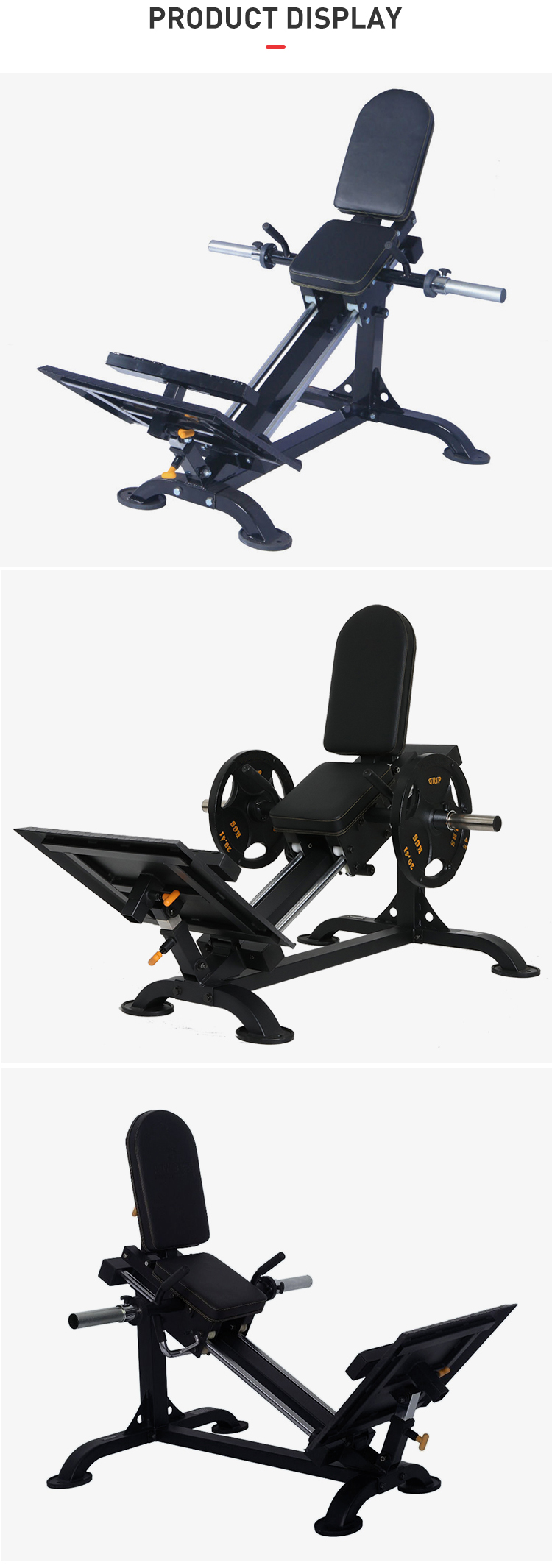 レッグカールマシン Guliフィットネスレッグカールマシンシート45度レッグプレス
