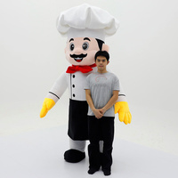 Costume de mascotte gonflable pour défilé, tenue de chef humaine gonflable pour Halloween, Noël, carnaval, festivals, location, événements et fêtes