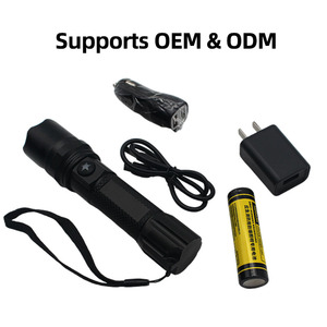Torcia LED Ricaricabile in Lega di Alluminio per Sport all'Aperto, Ricerca e Soccorso e Supporti di Emergenza OEM & ODM - Product Image 3