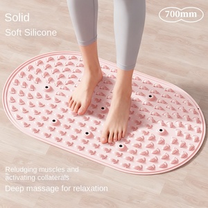 9 Magnets Jogging Friendly Liquid Silicone Acupressure Mat with Magnetic Therapy for Foot Relaxation Better Sleep 70x42cm - Product Image 4