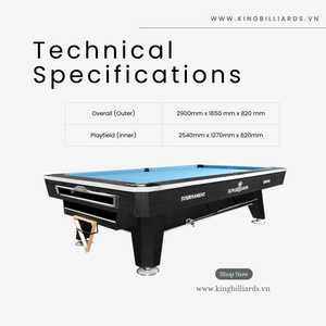 Table de billard de luxe d'extérieur, édition tournoi, 8 pieds, en ardoise, résistante aux UV, pour jardin et patio - Product Image 5