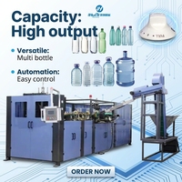 Machine de soufflage de bouteilles en PET entièrement automatique pour l'eau minérale et les jus