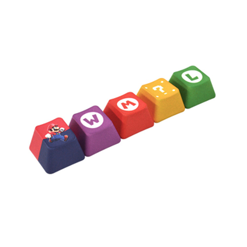 Custom Keyboard Accessories pbt dye sublimation mechanical keyboard keycap mario pac man keycap mini artisan keycaps