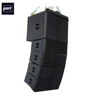 Système de sonorisation PA complet Pat KJ206combo avec enceintes Line Array doubles de 6 pouces, étanche, portable, audio haute résolution pour