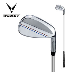 2025 OEM <span class=keywords><strong>meilleur</strong></span> club de golf forgé <span class=keywords><strong>Wedge</strong></span> droitier personnalisable argent PVD placage poignée en caoutchouc comprend sac couvre-chef accessoires - Product Image 1