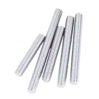 M3 M4 M6 M9 Zinc Plated 13mm 3600mm 8/32 Inch Double End Threaded Rods Iron Rod Grade 4.8 by Threading Machine