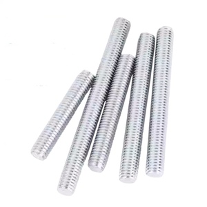 Varões Roscados de Ferro Zincado M3 M4 M6 M9 de 13mm 3600mm 8/32 Polegadas com Rosca Dupla Grau 4.8 Fabricados por Máquina de Roscar - Product Image 3