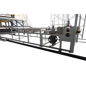 Ligne de production de machines d'extrusion de plaques et feuilles polymères personnalisées en HDPE, LLDPE, PVC, TPO, TPU avec extrudeuse à vis simple pour la granulation et la fabrication de fils - Product Image 6