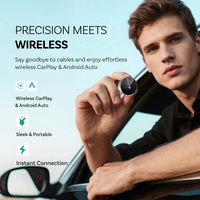 محول OTTOCAST لاسلكي لـ CarPlay مصمم للسيارات المزودة بـ CarPlay السلكي مع إعداد سهل وسريع بتقنية البلوتوث 4.2