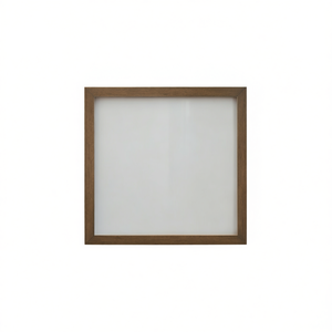 Espejo Decorativo Rectangular de Madera Sólida con Acabado Roble Contemporáneo DB Miquell para Decoración de Sala de Estar y Hogar - Product Image 1