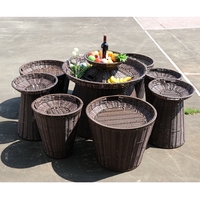 Supermarkt Rotan Regeling Fruit Display Mand, Collectie Doos Fruit Winkel Stapel Hoofd Mand Commerciële Display Mand