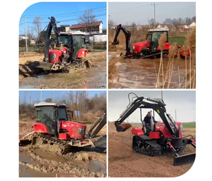 Nova Chegada: Mini Trator Agrícola de Esteira com Cultivador Rotativo para Arar, Nivelar, Capinar e Fertilizar - Product Image 2