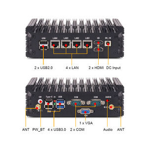 Linkleaps Hot Bán <span class=keywords><strong>4</strong></span> Gbe Intel I210at Tường Lửa PC Mềm Router Không Quạt Công Nghiệp Mini Máy Tính Nhúng J6412 J6413 4C 4T - Product Image 6