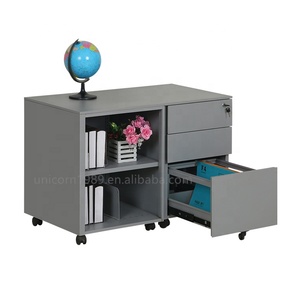 Hiện đại có thể gập lại kim loại tập tin Tủ giá rẻ Giá bán hoàn toàn lắp ráp rời Key khóa A4 di động 3 ngăn kéo văn phòng ngăn kéo - Product Image 5