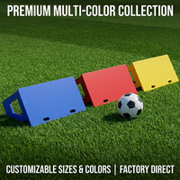 Planche de rebond de football WLT, matériau PE 20 mm, imperméable, résistant à l'usure, 1000x400 mm, équipement d'entraînement portable multi-angles