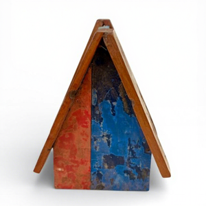 Macetas de Madera Ecológicas Hechas a Mano DIVADI - Decoración Duradera para Interiores/Exteriores, Madera de Barco Reciclada, Color Original - Product Image 1