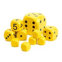 Dés en bois écologiques durables de 16 mm, personnalisés, avec motif imprimé UV, pour jeux de table DND RPG, fabrication en gros en usine