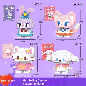 Bloques de Construcción de Plástico ABS con Figuras de Animales y Naturaleza, Caja Sorpresa de Juguetes de Construcción para Niños - Product Image 2