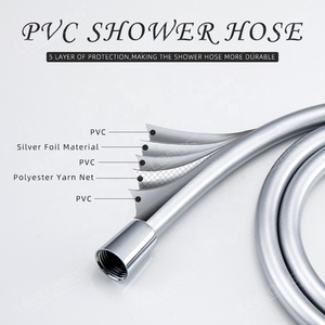 Cabezal <span class=keywords><strong>de</strong></span> <span class=keywords><strong>Ducha</strong></span> Manual Multifuncional <span class=keywords><strong>de</strong></span> Alta Presión <span class=keywords><strong>de</strong></span> 12 cm, <span class=keywords><strong>Ducha</strong></span> Manual Cromada con Manguera <span class=keywords><strong>de</strong></span> <span class=keywords><strong>PVC</strong></span> - Product Image 3
