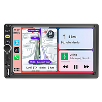 Autoradio universel double DIN sans fil CarPlay Android Auto avec radio FM, USB, écran tactile 7 pouces, stéréo pour voiture