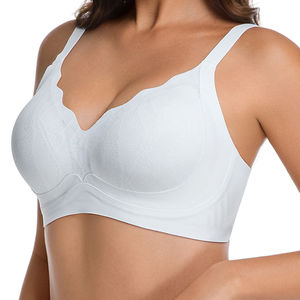 Soutien-gorge sans armatures de haute qualité, sans coutures, à couvrance complète, à maintien élevé, push-up, <span class=keywords><strong>grande</strong></span> <span class=keywords><strong>taille</strong></span>, pour femmes - Product Image 4