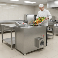 Convertisseur de déchets organiques de 50 kg, machine de recyclage des déchets alimentaires de cuisine en engrais pour solution de gestion des déchets organiques des hôtels