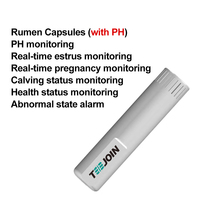 Bio capsula lora Élevage des animaux Capsule intelligente d'estomac de vache d'élevage (WithPh) État de santé lora moniteur de santé du bétail